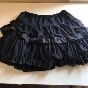 American Apparel black reversible petticoat